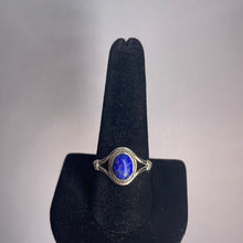 Load image into Gallery viewer, Lapis Lazuli Size 10 Sterling Silver Ring