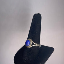 Load image into Gallery viewer, Lapis Lazuli Size 10 Sterling Silver Ring