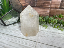 Load image into Gallery viewer, Clear Quartz Tower with Inclusions