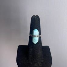 Load image into Gallery viewer, Larimar Size 6 Sterling Silver Ring
