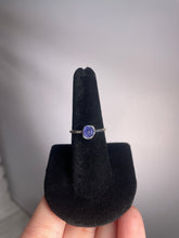 Load image into Gallery viewer, Tanzanite SZ 7 Sterling Silver Ring