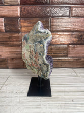 Load image into Gallery viewer, Amethyst Cluster On Metal Stand