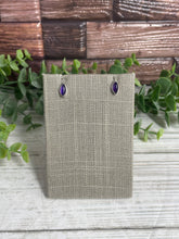 Load image into Gallery viewer, Amethyst Sterling Silver Studs