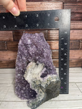 Load image into Gallery viewer, Amethyst Geode With Calcite