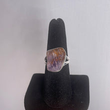 Load image into Gallery viewer, Super 7 Size 8 Sterling Silver Ring