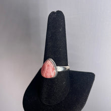 Load image into Gallery viewer, Rhodochrosite Size 9 Sterling Silver Ring