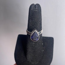 Load image into Gallery viewer, Iolite Size 6 Sterling Silver Ring