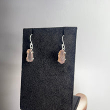 Load image into Gallery viewer, Rose Quartz Sterling Silver Earrings