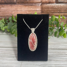 Load image into Gallery viewer, Rhodochrosite Wire-Wrapped Pendant