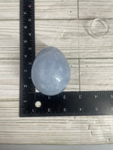 Load image into Gallery viewer, Blue Calcite Egg Carving