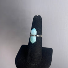 Load image into Gallery viewer, Larimar Size 6 Sterling Silver Ring