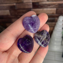 Load image into Gallery viewer, Amethyst Mini Heart