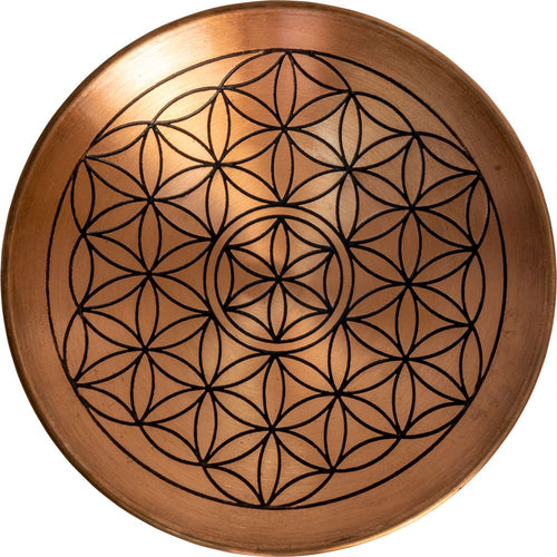 Flower Of Life Copper Plate