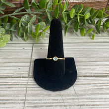 Load image into Gallery viewer, Rainbow Moonstone Size 10 14k Gold Plated Ring