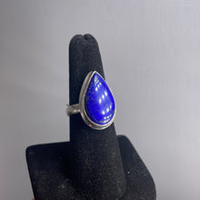 Load image into Gallery viewer, Lapis Lazuli Size 7 Sterling Silver Ring