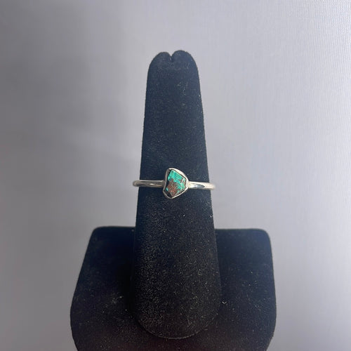 Chrysocolla Size 7 Sterling Silver Ring
