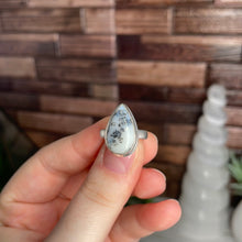 Load image into Gallery viewer, Dendritic Opal Size 6 Sterling Silver Ring