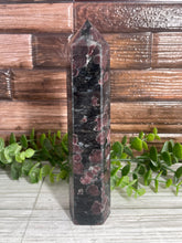Load image into Gallery viewer, Garnet & Arfvedsonite Tower