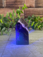 Load image into Gallery viewer, Volcanic Agate Obelisk Small