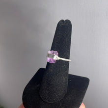 Load image into Gallery viewer, Amethyst Size 7 Sterling Silver Ring