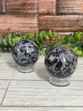 Load image into Gallery viewer, Indigo Gabbro Sphere Small