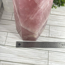 Load image into Gallery viewer, 16 pound Rose Quartz Tower