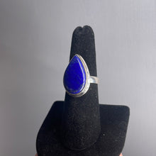 Load image into Gallery viewer, Lapis Lazuli Size 7 Sterling Silver Ring