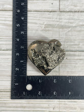 Load image into Gallery viewer, Pyrite Heart Medium