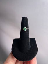 Load image into Gallery viewer, Emerald SZ 4 Sterling Silver Ring