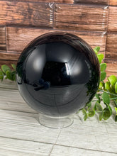 Load image into Gallery viewer, Black Obsidian Sphere