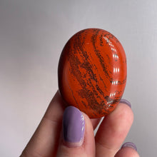 Load image into Gallery viewer, Red Jasper Palm Stone