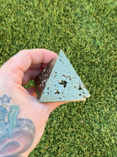 Load image into Gallery viewer, Pyrite Pyramid | Pyrite Crystal | Crystals Stones Rocks & Mineralas