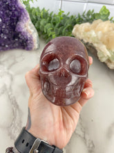 Load image into Gallery viewer, Strawberry Quartz Skull