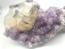 Load image into Gallery viewer, Amethyst & Calcite Cluster