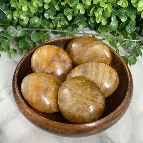 Golden Healer Palm Stone