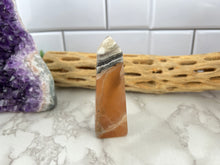 Load image into Gallery viewer, Banded Honey Calcite Tower
