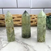 Load image into Gallery viewer, Prehnite with Epidote Tower
