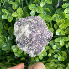 Load image into Gallery viewer, Raw Lepidolite On Metal Stand