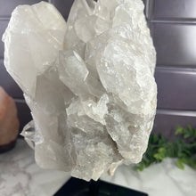 Load image into Gallery viewer, Clear Quartz Cluster on Stand