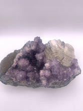 Load image into Gallery viewer, Amethyst & Calcite Cluster