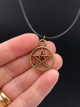 Load image into Gallery viewer, Pentacle Necklace | Pentacle Charm Pendant