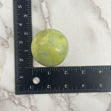 Load image into Gallery viewer, Lemon Serpentine Sphere