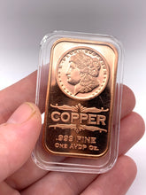 Load image into Gallery viewer, 1 OZ Morgan Copper Bar