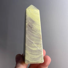 Load image into Gallery viewer, Lemon Serpentine Obelisk