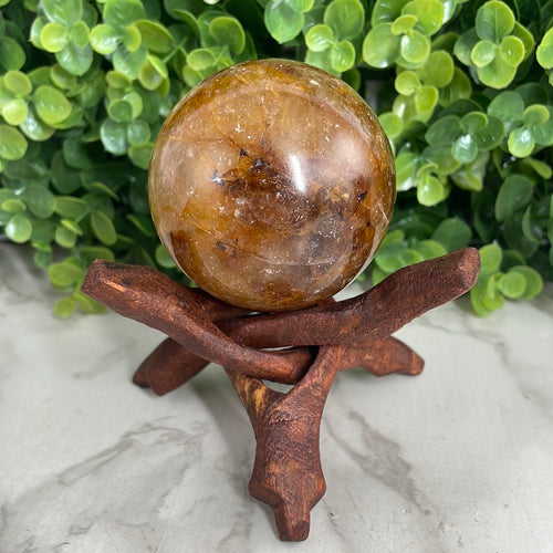 Wooden Sphere Stand 4’