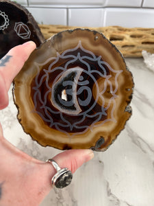 Agate Slabs With Design