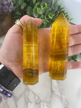 Load image into Gallery viewer, Yellow Fluorite Tower