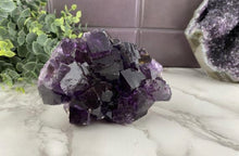 Load image into Gallery viewer, Purple Cube Fluorite