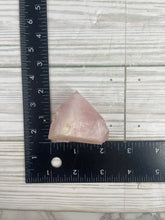 Load image into Gallery viewer, Rose Quartz Half Polished Point