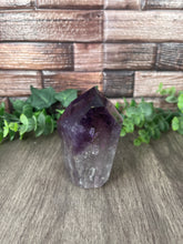 Load image into Gallery viewer, Amethyst &amp; Smoky Quartz Phantom Tower